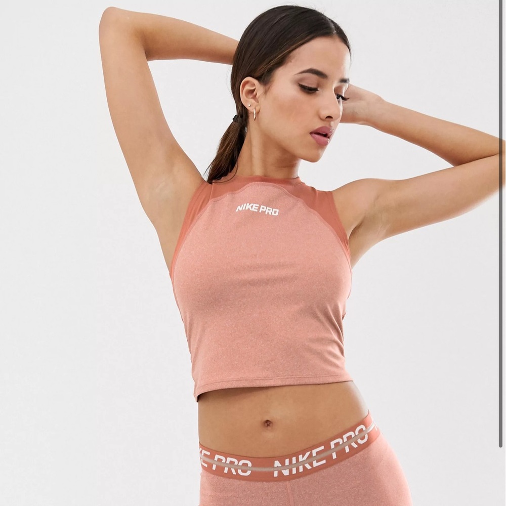 Nike Pro Terra Blush Rose Gold Set XS / Small - Picture 3 of 6
